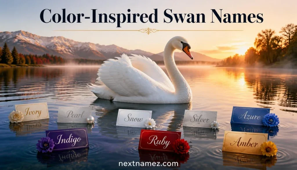 Color-Inspired Swan Names