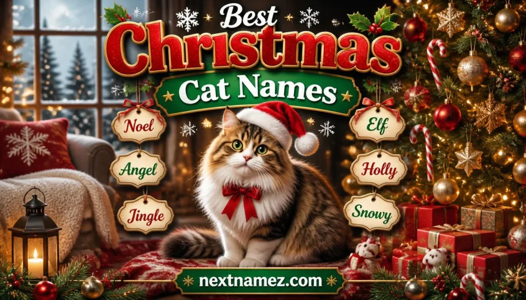 Best Christmas Cat Names