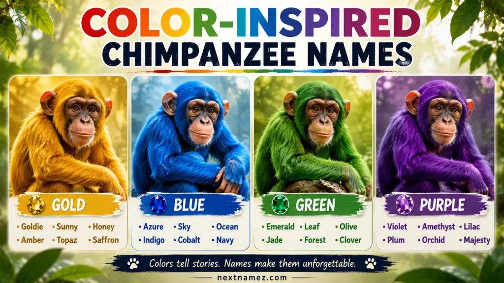 Color-Inspired Chimpanzee Names
