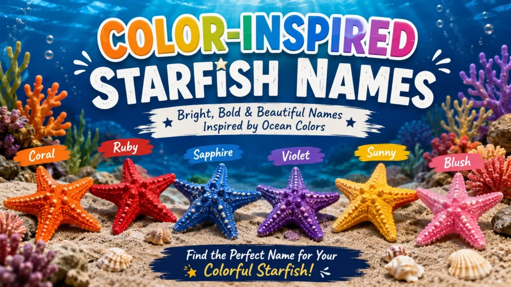 Color-Inspired Starfish Names