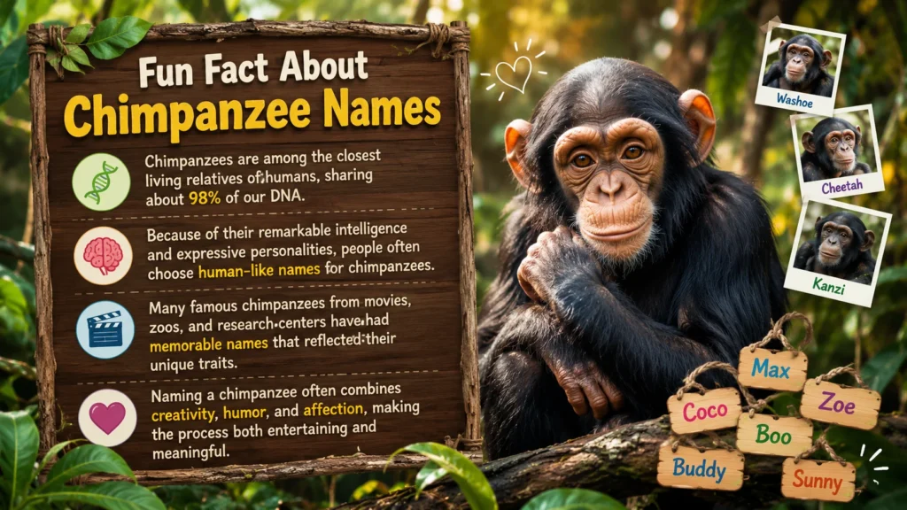 Fun Fact About Chimpanzee Names