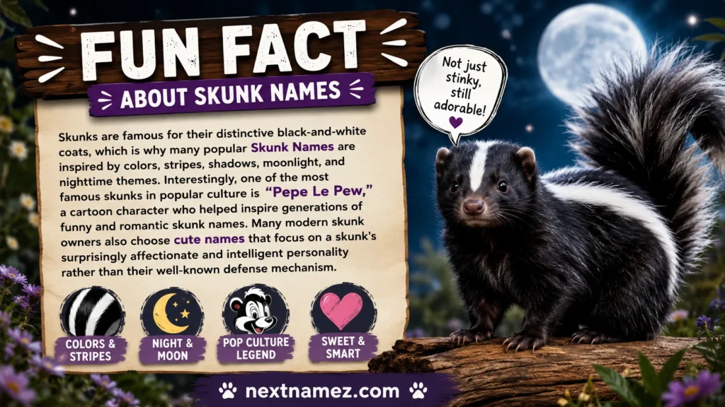 Fun Fact About Skunk Names
