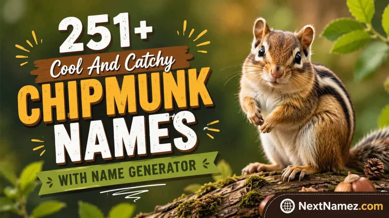 Chipmunk Names With Name Generator