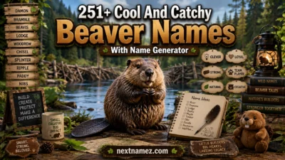 251+ Cool And Catchy Beaver Names With Name Generator