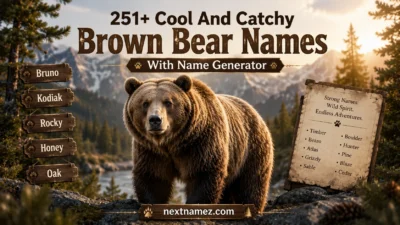 Brown Bear Names With Name Generator