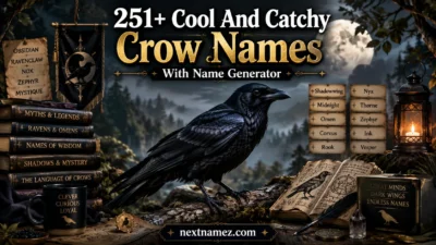 251+ Cool And Catchy Crow Names With Name Generator