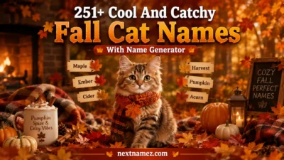 Fall Cat Names With Name Generator