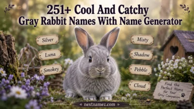 251+ Cool And Catchy Gray Rabbit Names With Name Generator