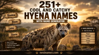 251+ Cool And Catchy Hyena Names With Name Generator