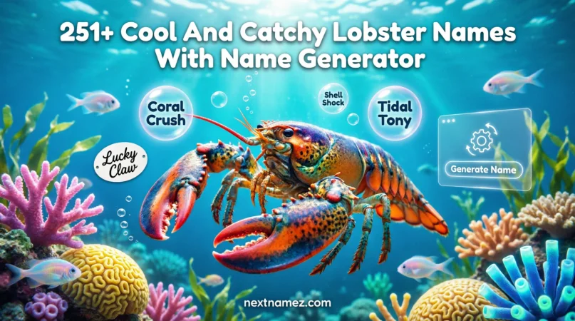 251+ Cool And Catchy Lobster Names With Name Generator featuring creative lobster naming ideas and ocean-inspired names