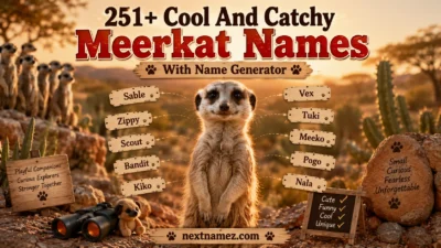 251+ Cool And Catchy Meerkat Names With Name Generator