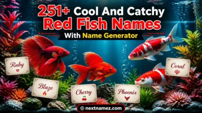 251+ Cool And Catchy Red Fish Names With Name Generator