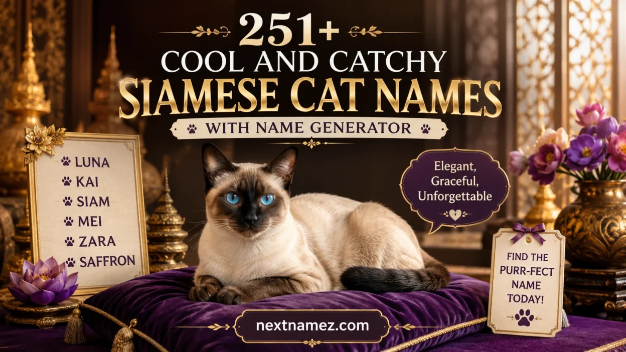 Siamese Cat Names With Name Generator