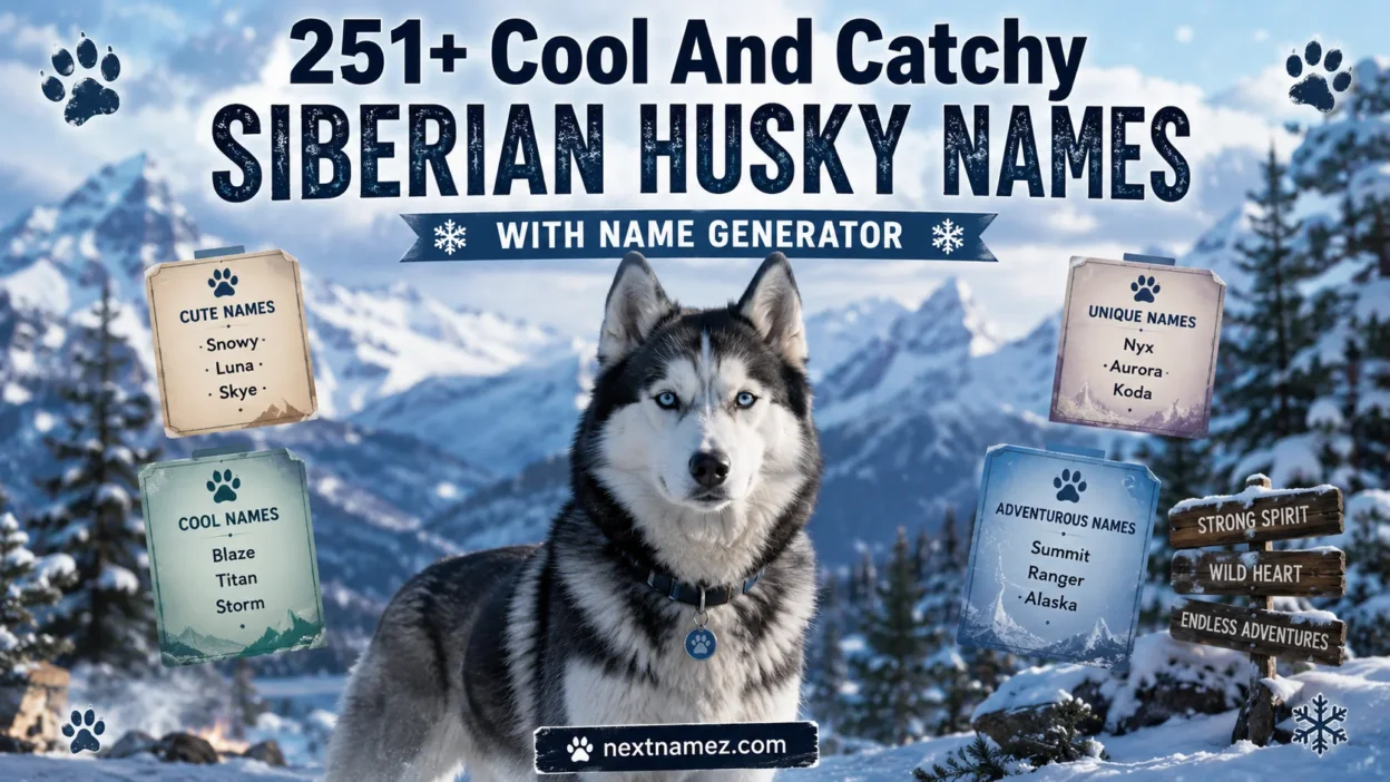 251+ Cool And Catchy Siberian Husky Names