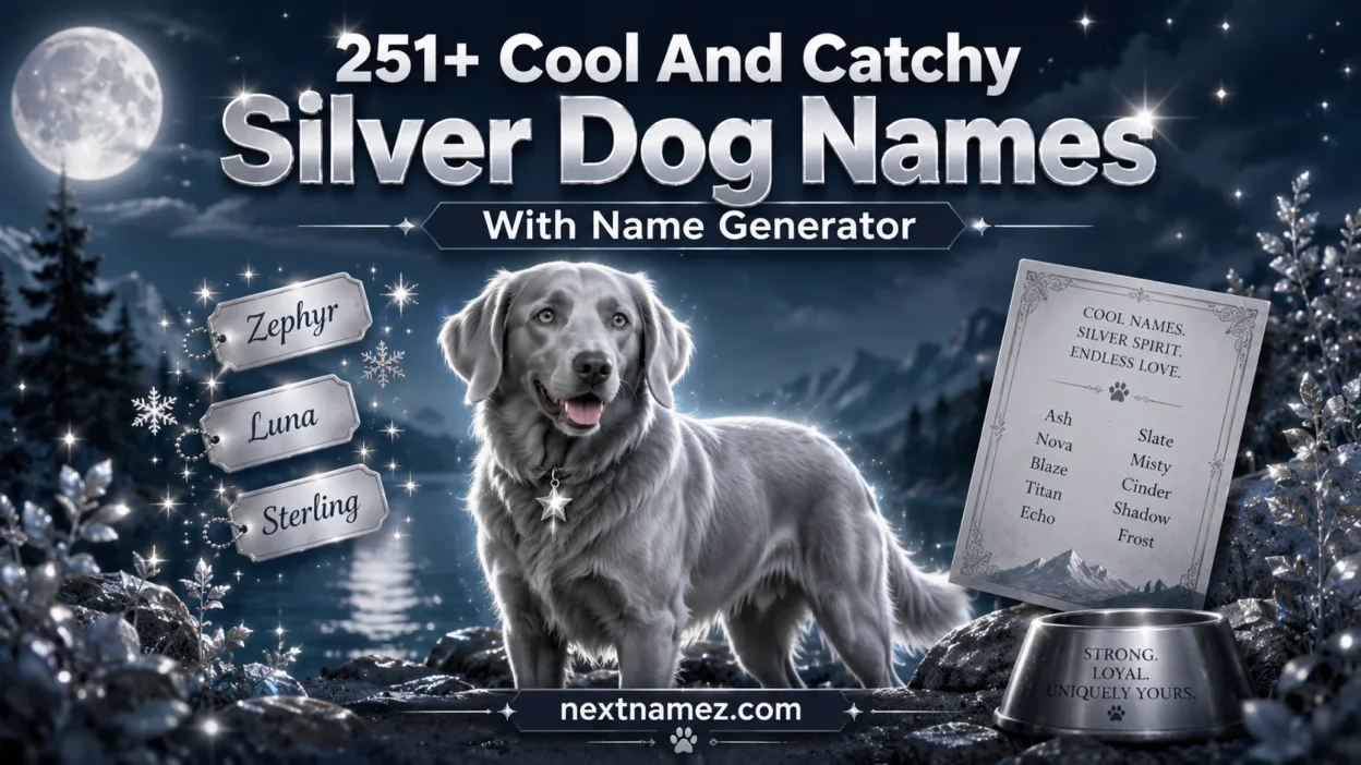 Silver Dog Names With Name Generator