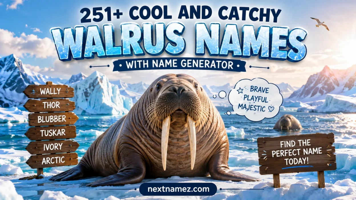 Walrus Names With Name Generator