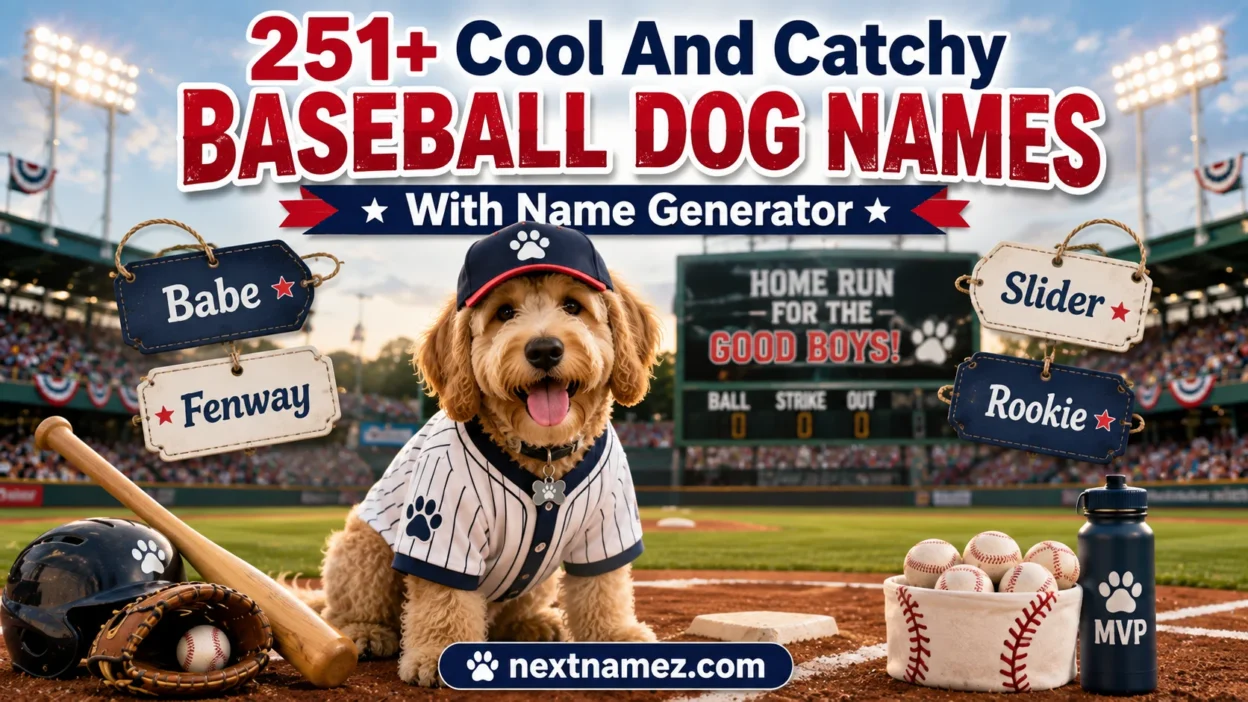 Baseball Dog Names With Name Generator