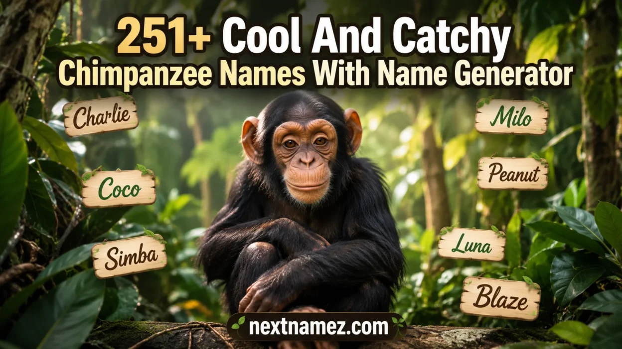 Chimpanzee Names With Name Generator