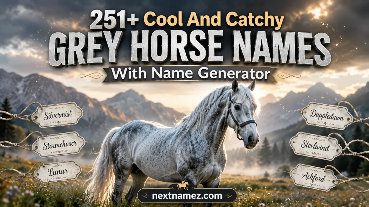 Grey Horse Names With Name Generator