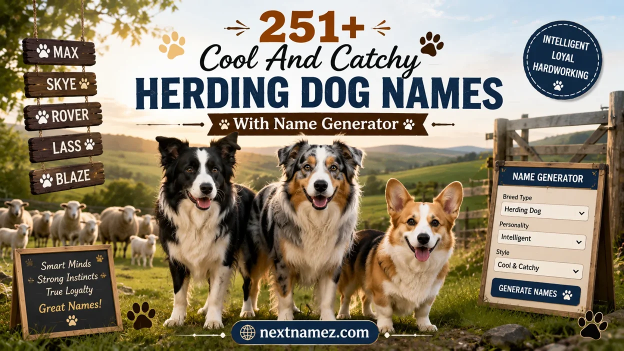 Herding Dog Names With Name Generator