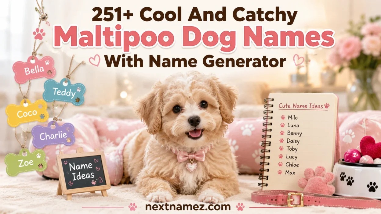 Maltipoo Dog Names With Name Generator