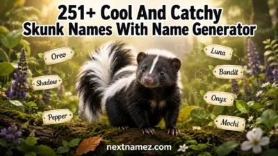 251+ Cool And Catchy Skunk Names With Name Generator