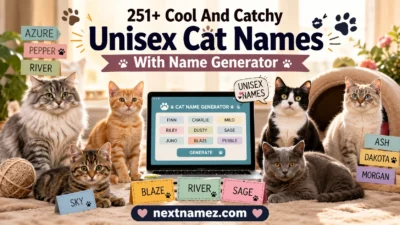 Unisex Cat Names With Name Generator